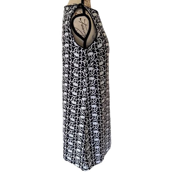 NWT Ann Taylor Embroidered Lace Cotton Sleeveless Shift Dress - Size 4 - Picture 8 of 11